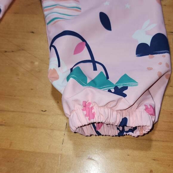 Kids Pink Patterned Jacket - Picture 2 of 6